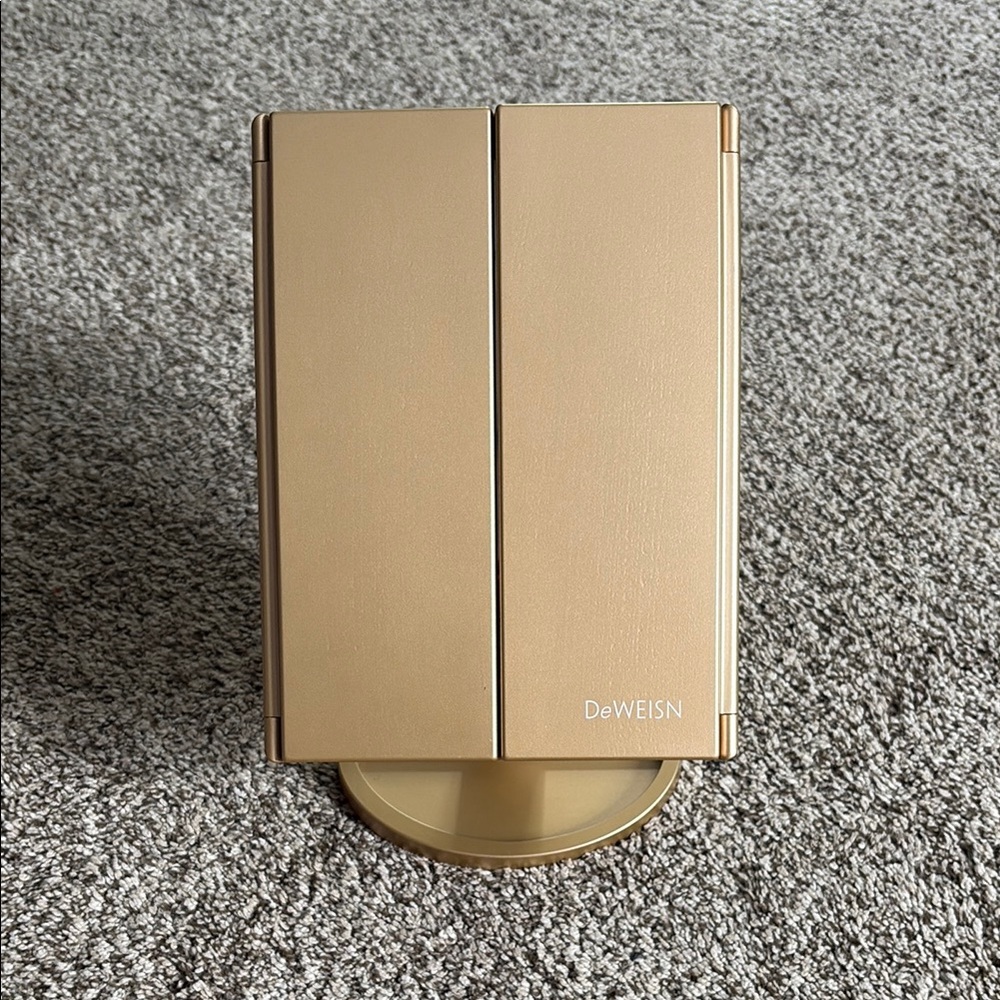 DeWEISN Gold Vanity Mirror